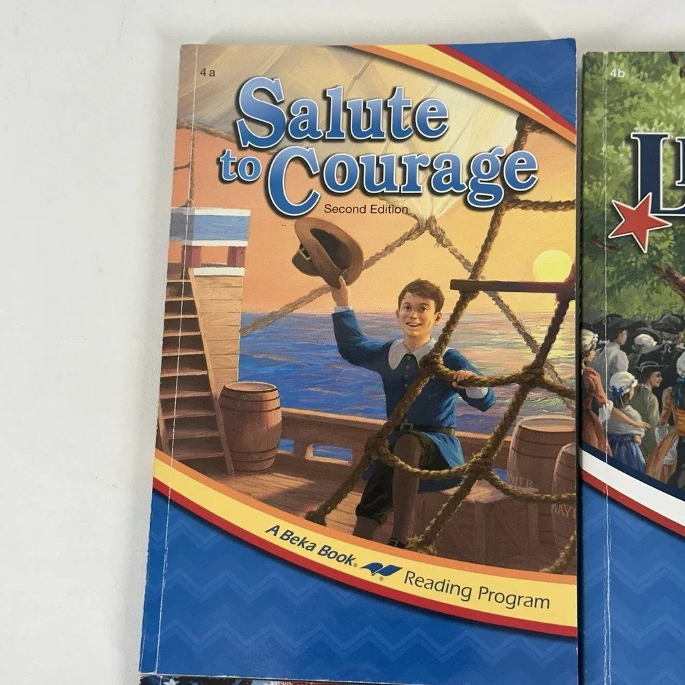 A Beka Reading Program 4TH GRADE Lot of 4 books ABEKA READING English Homeschool
